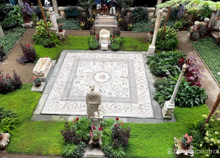 Isabella Gardner Museum Courtyard Mosaic Boston